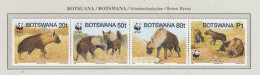 BOTSWANA 1995 WWF Animals Mi 586-89 MNH(**) Fauna 526 - Otros & Sin Clasificación