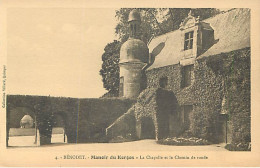 BENODET - Manoir Du Kergos - La Chapelle Et Le Chemin De Ronde - 4 - Bénodet