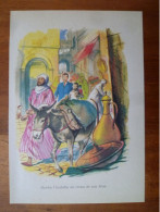 Lot 4 Dessin Illustration En Couleur De Jacques Fromont Aventure De Bouba - Altri & Non Classificati