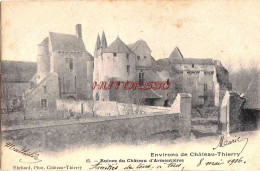 CPA CHATEAU THIERRY - ENVIRONS - AISNE - RUINES DU CHATEAU D'ARMENTIERES - Chateau Thierry