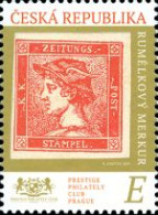 1090 Czech Republic STAMP ON STAMP: THE RED MERCURY STAMP 2020 - Mitologia