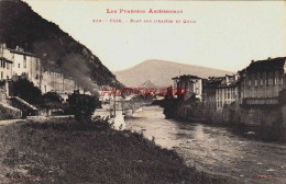 CPA FOIX - PONT SUR L'ARIEGE ET QUAIS - Foix