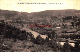 CPA CHARLEVILLE - MEZIERES - PANORAMA DE LA MEUSE - Charleville