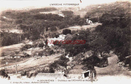 CPA BOUSSIERES - ARDECHE - CHATEAU DE CACHARD RT BARGIAL - Other & Unclassified