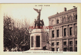 CPA CANNES - MONUMENT AUX MORTS - Cannes