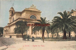 CPA NICE - EGLISE DU VŒU - ATTELAGE - Bauwerke, Gebäude