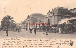 CPA NICE - LA GARE - ATTELAGES - Transport Urbain - Auto, Autobus Et Tramway