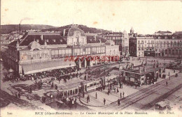 CPA NICE - LE CASINO MUNICIPAL ET LA PLACE MASSENA - Monumenten, Gebouwen