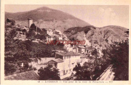 CPA LUCERAM - VUE PRISE DE LA ROUTE DE PEIRA CAVA - Lucéram