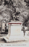 CPA MOULINS - ALLIER - STATUE DE THEODORE DE BANVILLE - Moulins