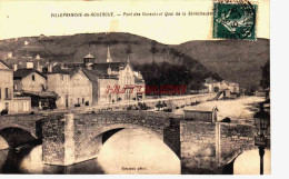 CPA VILLEFRANCHE DE ROUERGUE - PONT DES CONSULS - Villefranche De Rouergue