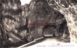 CPA AXAT - AUDE - LES GORGES DE PIERRE LYS - LE TROU DU CURE - Axat