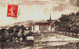 CPA NOGENT SUR SEINE - AUBE - GRAVURE DE L'ANCIENNE ABBAYE DU PARACLET - Nogent-sur-Seine