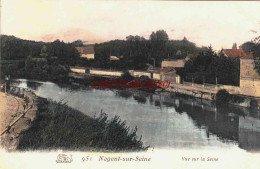 CPA NOGENT SUR SEINE - AUBE - VUE SUR LA SEINE - Nogent-sur-Seine