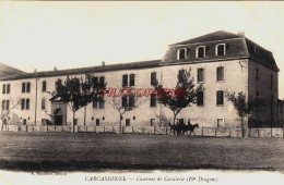 CPA CARCASSONNE - CASERNE DE CAVALERIE - Carcassonne