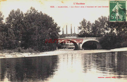 CPA PAMIERS - LE PONT ET LES USINES - Pamiers