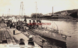 CPA TROUVILLE - CALVADOS - TORPILLEURS AU BASSIN DES YACHTS - Trouville