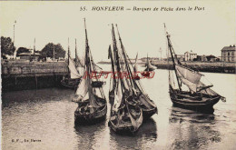 CPA HONFLEUR - CALVADOS - BARQUES DE PECHE DANS LE PORT - Honfleur