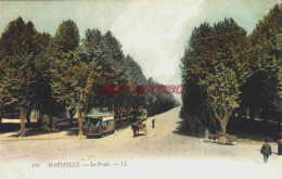 CPA MARSEILLE - BOUCHES DU RHONE - LE PRADO VU DE LA PLAGE - Castellane, Prado, Menpenti, Rouet