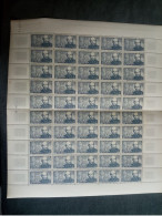 FRANCE.1951. N° 909.  "  VERLAINE "  Feuille De 50 Ex. NEUFS++ . Côte YT 2023 : 50,00 € - Full Sheets