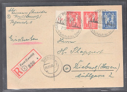 DDR-FDC. Mi.-Nr. 243-244, Auf R-Fernkarte Mit Ak-St. - Andere & Zonder Classificatie