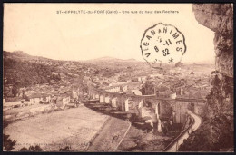 30-0015 - Carte Postale GARD (30) - SAINT HIPPOLYTE DU FORT - Une Vue Du Haut Des Rochers - Other & Unclassified