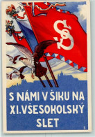 13151006 - XI Slet Vsesokolsky  Sign. Soukupa Festival Politik Turnfest - Tschechische Republik
