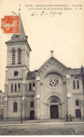 CPA - LEVALLOIS-PERRET - FACADE PRINCIPALE DE LA Nelle EGLISE (CLICHE PEU COMMUN) - Levallois Perret