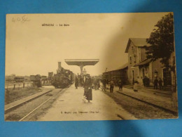 17) Gémozac - N° - La Gare - Année:1918 - EDIT: Maguy - Andere & Zonder Classificatie