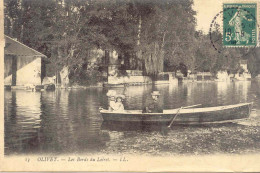 CPA - OLIVET - LES BORDS DU LOIRET (ANIME, BEAU CLICHE) - Sonstige & Ohne Zuordnung