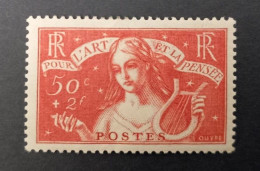 CHOMEURS INTELLECTUELS YT N°308 NEUF* - Unused Stamps