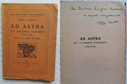 C1  Theo VARLET - AD ASTRA EO Numerote 1929 SF Envoi DEDICACE SIGNED Rare PORT INCLUS France - Signierte Bücher