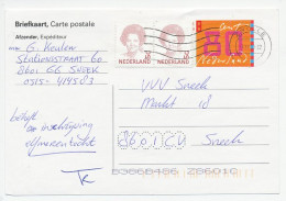 Briefkaart Sneek 2000 - Bijfrankering Betaling Schaatstocht - Otros & Sin Clasificación