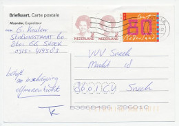 Briefkaart Sneek 2000 - Bijfrankering Betaling Schaatstocht - Andere & Zonder Classificatie