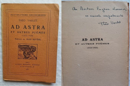 C1  Theo VARLET - AD ASTRA EO Numerote 1929 SF Envoi DEDICACE SIGNED Rare PORT INCLUS France - Antes De 1950