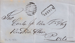 POR - LETTRE DE LEIRIA À PORTO - 1872 - Postmark Collection