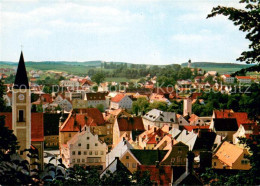 73672100 Mainburg Panorama Mit Kirche Mainburg - Mainburg