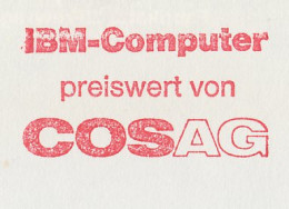 Meter Cover Switzerland 1987 IBM Computer - Informática