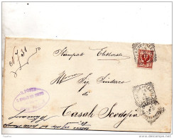 1907   LETTERA CON ANNULLO ARQUA POLESINE ROVIGO - Poststempel