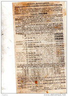 1826 LOTTERIA - Biglietti Della Lotteria