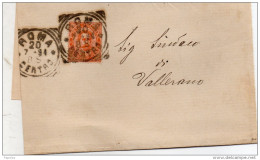 1894 LETTERA CON ANNULLO ROMA - Storia Postale