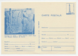 Postal Stationery Rumania 1979 Trajan - Roman Emperor - Trajan S Column - Archéologie