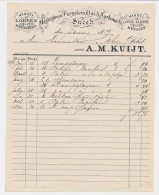 Nota Sneek 1879 - Handel In Lompen En Beenderen - Oud Ijzer - Netherlands