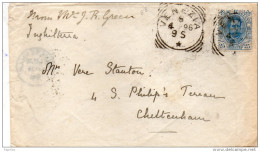 1896 LETTERA CON ANNULLO VENEZIA  X CHELTENHAM - Storia Postale