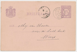 Kleinrondstempel Eede 1889 - Non Classés