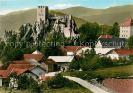 73672041 Weissenstein Regen Ortsansicht Mit Burg Weissenstein Am Pfahl Bayerisch - Regen