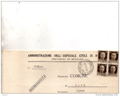 1940    LETTERA  CON ANNULLO BOLZANO - Marcophilia