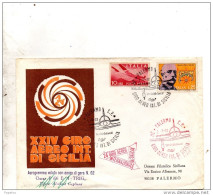 1972 PALERMO  XXIV GIRO AEREO DI SICILIA - Airmail