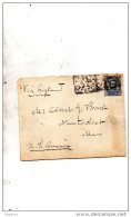 1898  LETTERA CON ANNULLO ROMA   -  U.S.A - Storia Postale