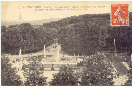 CPA - PARIS - PARC SAINT CLOUD - LES GRANDES EAUX  (BEAU CLICHE) - Parken, Tuinen